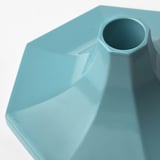 GOKVÄLLÅ Candlestick/candle holder, blue, 14x6 cm