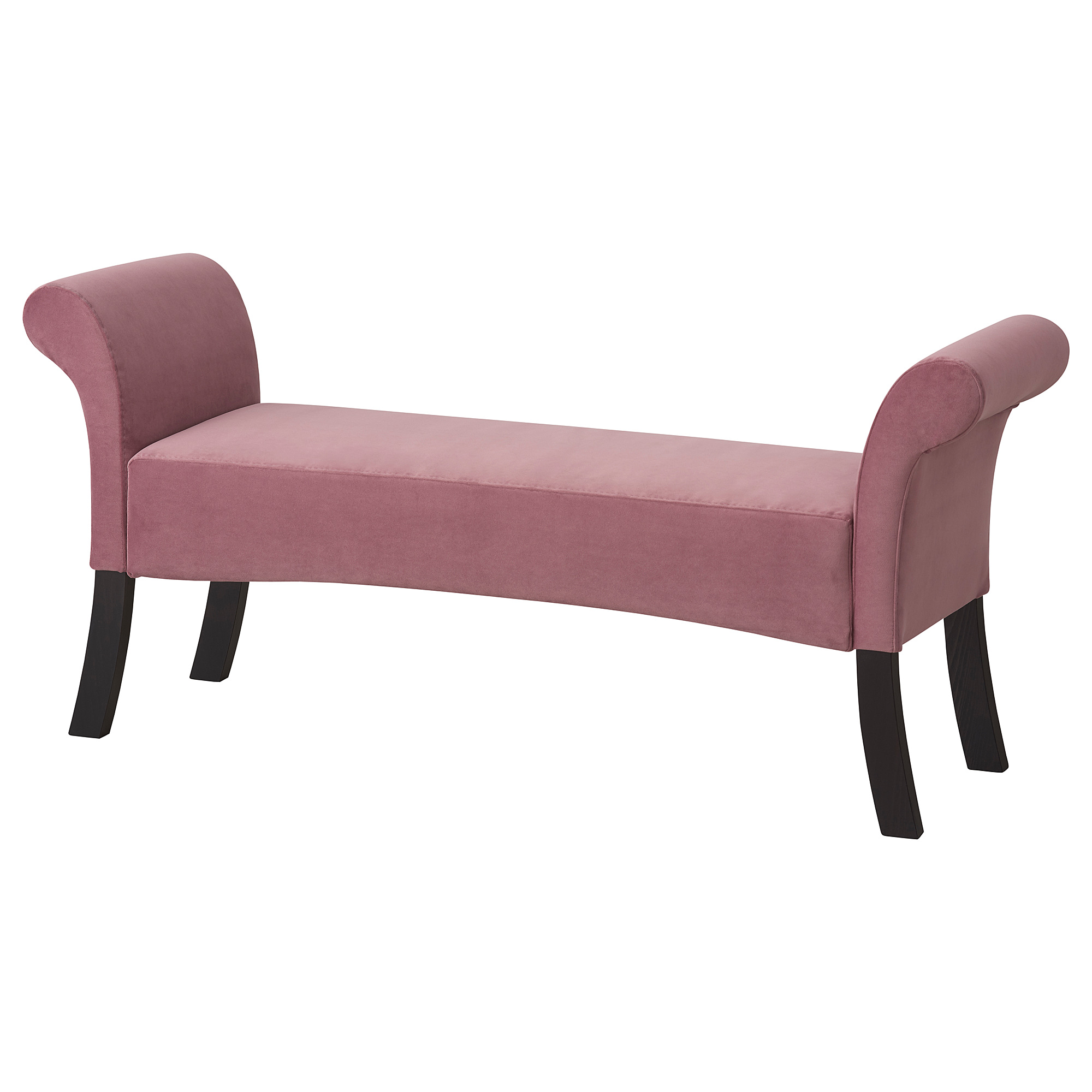 GRANSÄNG Bench, Velvet pink, 130 cm IKEA