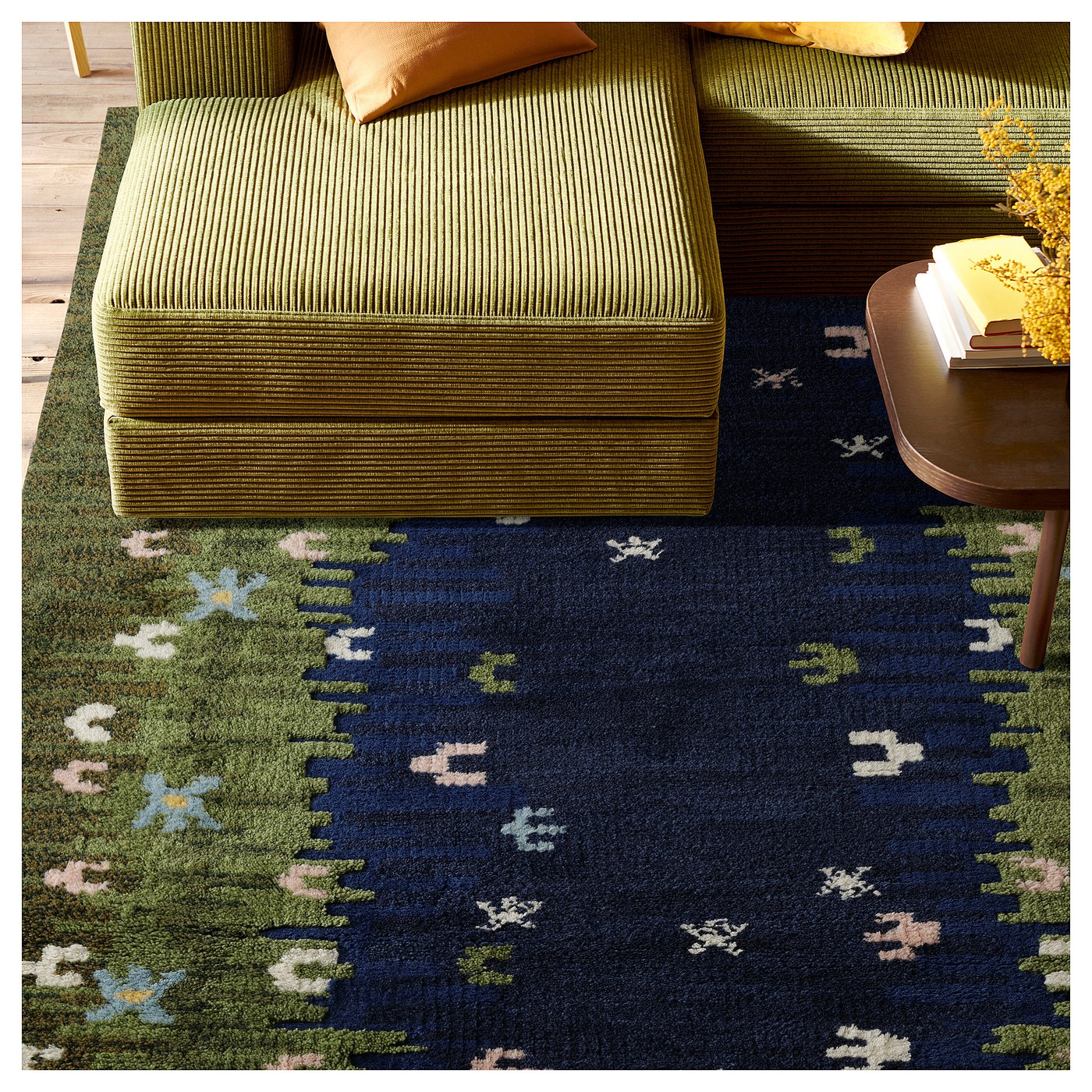 GRODDSVINGEL multicolour, meadow pattern, rug, 170x240 cm - IKEA UK