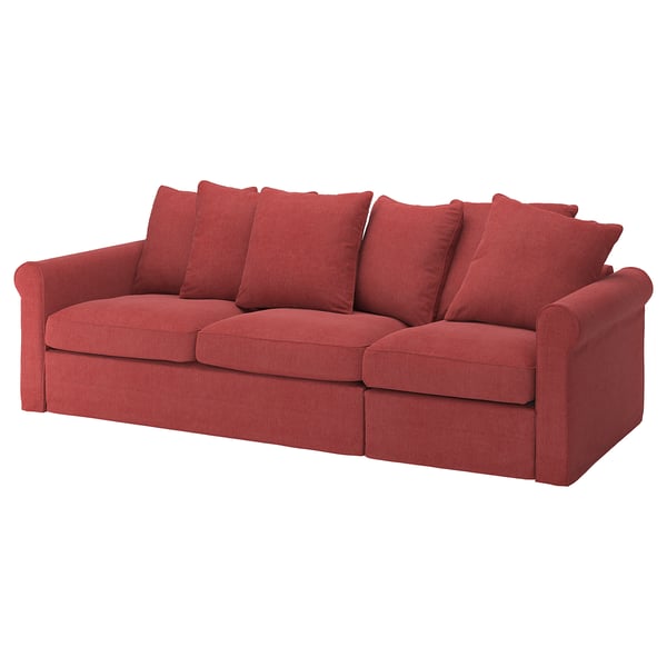 GRÖNLID 3seat sofabed Tallmyra light red IKEA