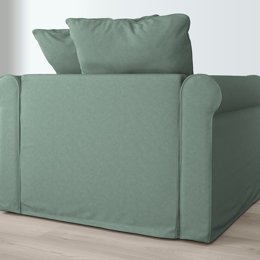 GRÖNLID Chaise longue, Tallmyra light green IKEA