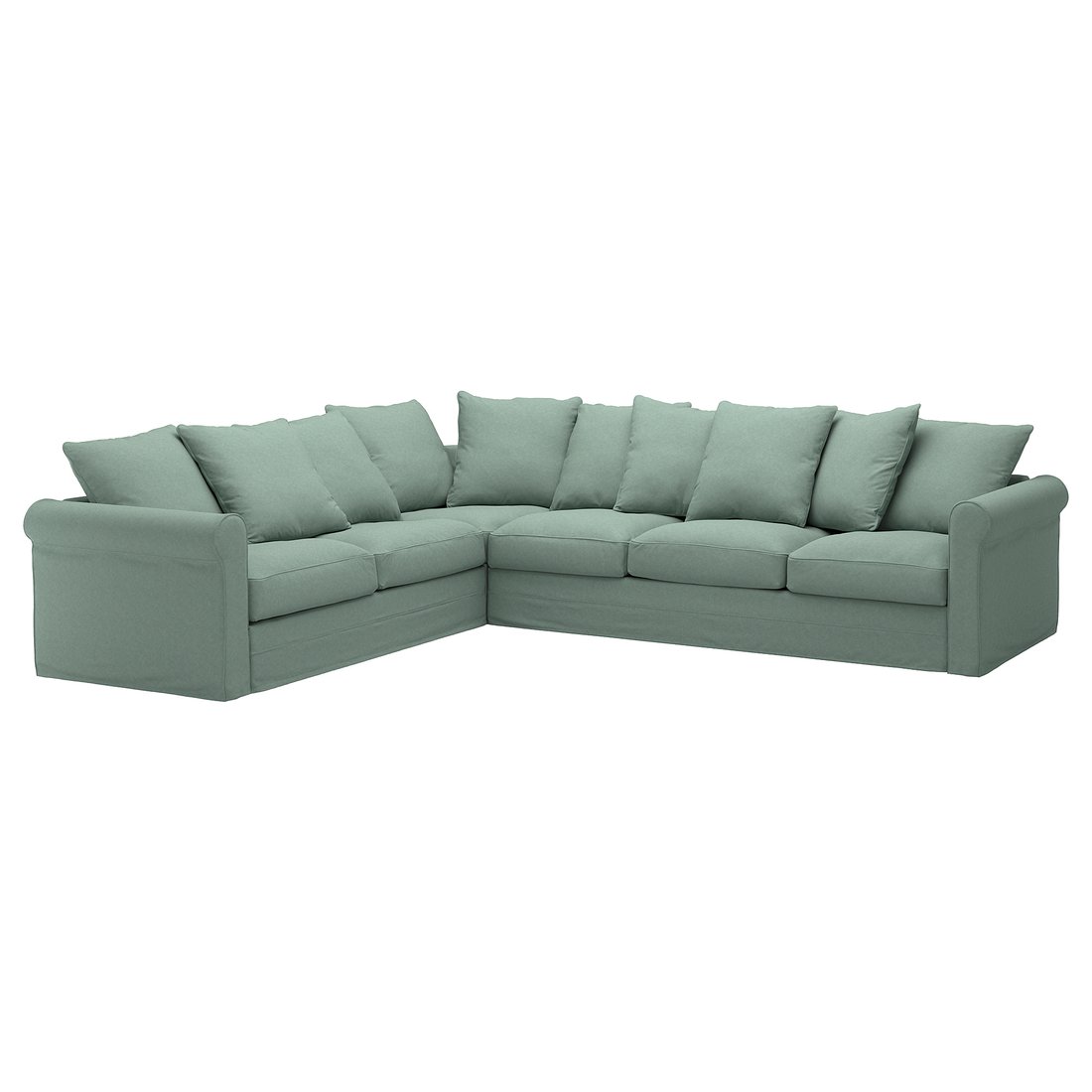 GRÖNLID Tallmyra light green, Corner sofa, 5seat IKEA