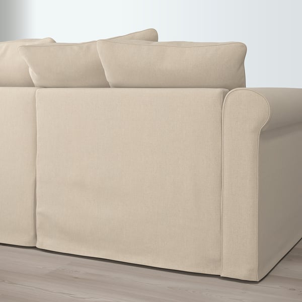 Gronlid With Chaise Longue Sporda Natural Corner Sofa 5 Seat Ikea