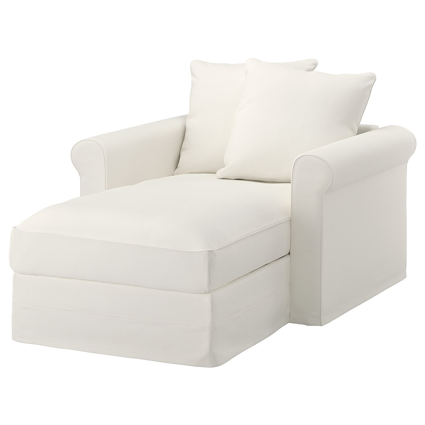 chaise lounge white