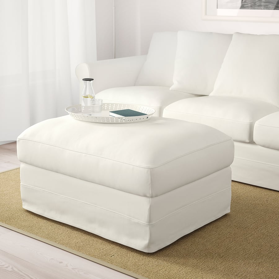 GRÖNLID Footstool with storage, Inseros white IKEA
