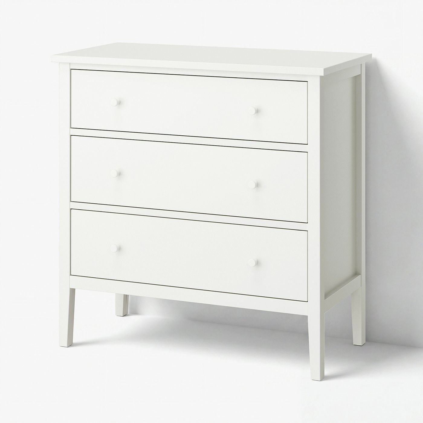 GULLABERG chest of 3 drawers, white, 99x48x100 cm - IKEA UK
