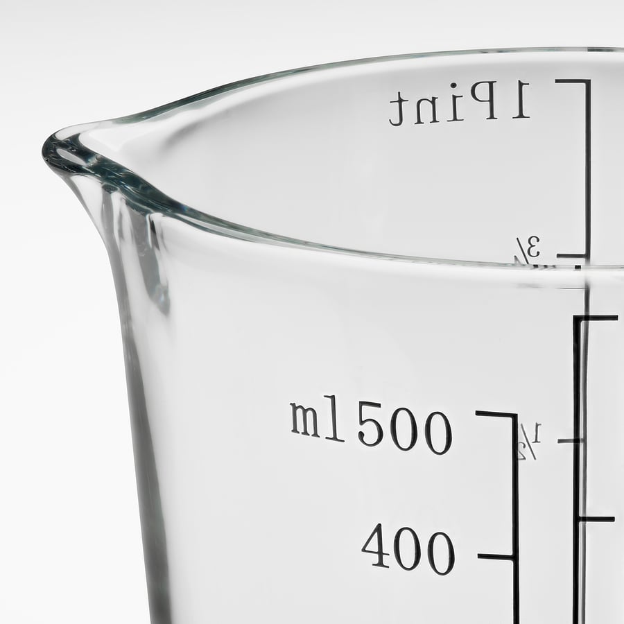 GULLPIGG measuring jug, tempered glass, 58 cl IKEA