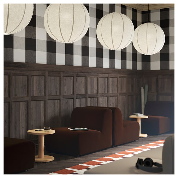 GULLSUDARE Pendant lamp shade, white/handmade, 70 cm