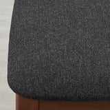 GUNLEIF Chair, brown/Gunnared dark grey