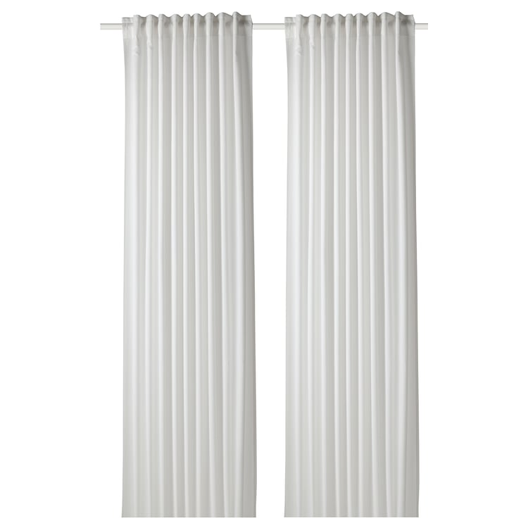 GUNNLAUG sound absorbing curtain, white, 145x250 cm IKEA