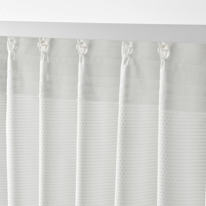 GUNNLAUG sound absorbing curtain, white, 145x250 cm IKEA