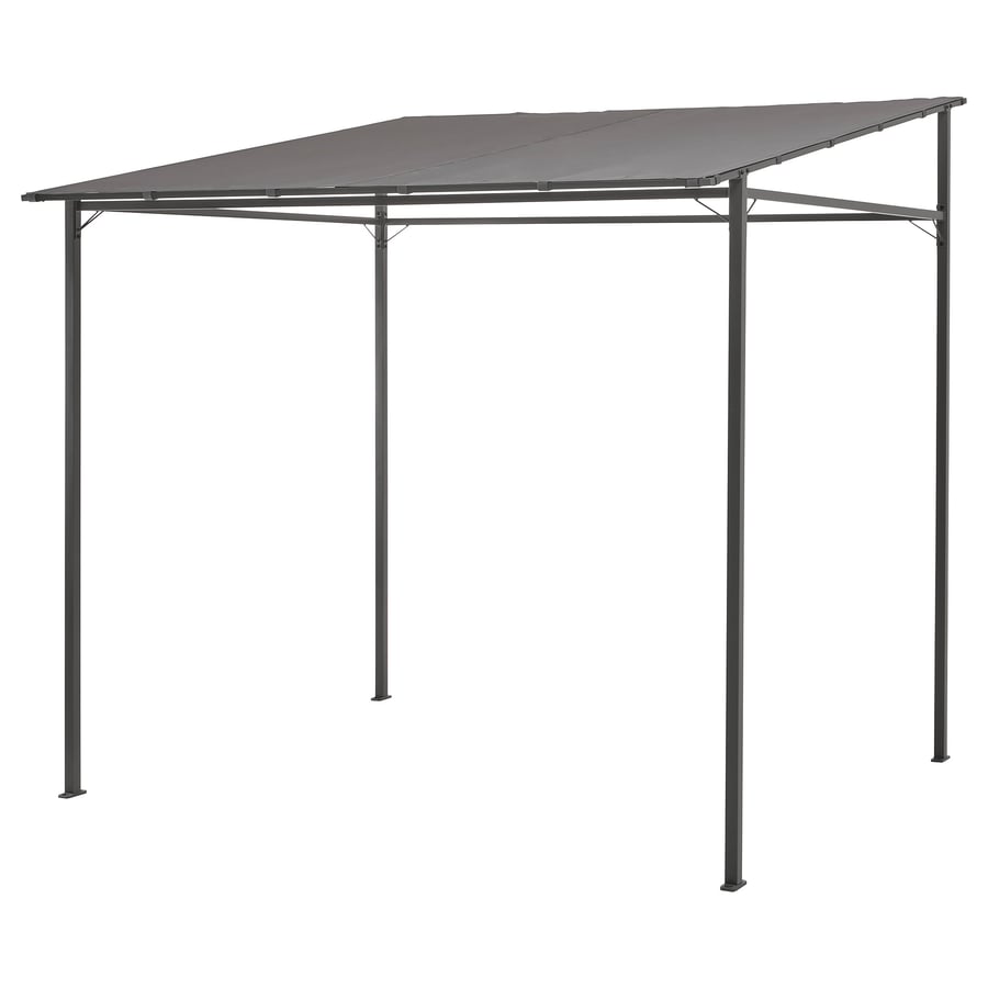 GUNNÖN gazebo, dark grey, 238x233 cm IKEA