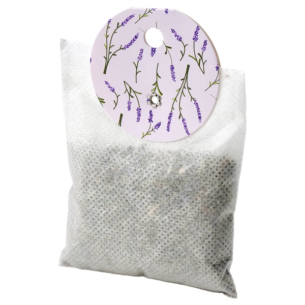 HÄRMHÖK Lavender bag, white/lilac, 7 g