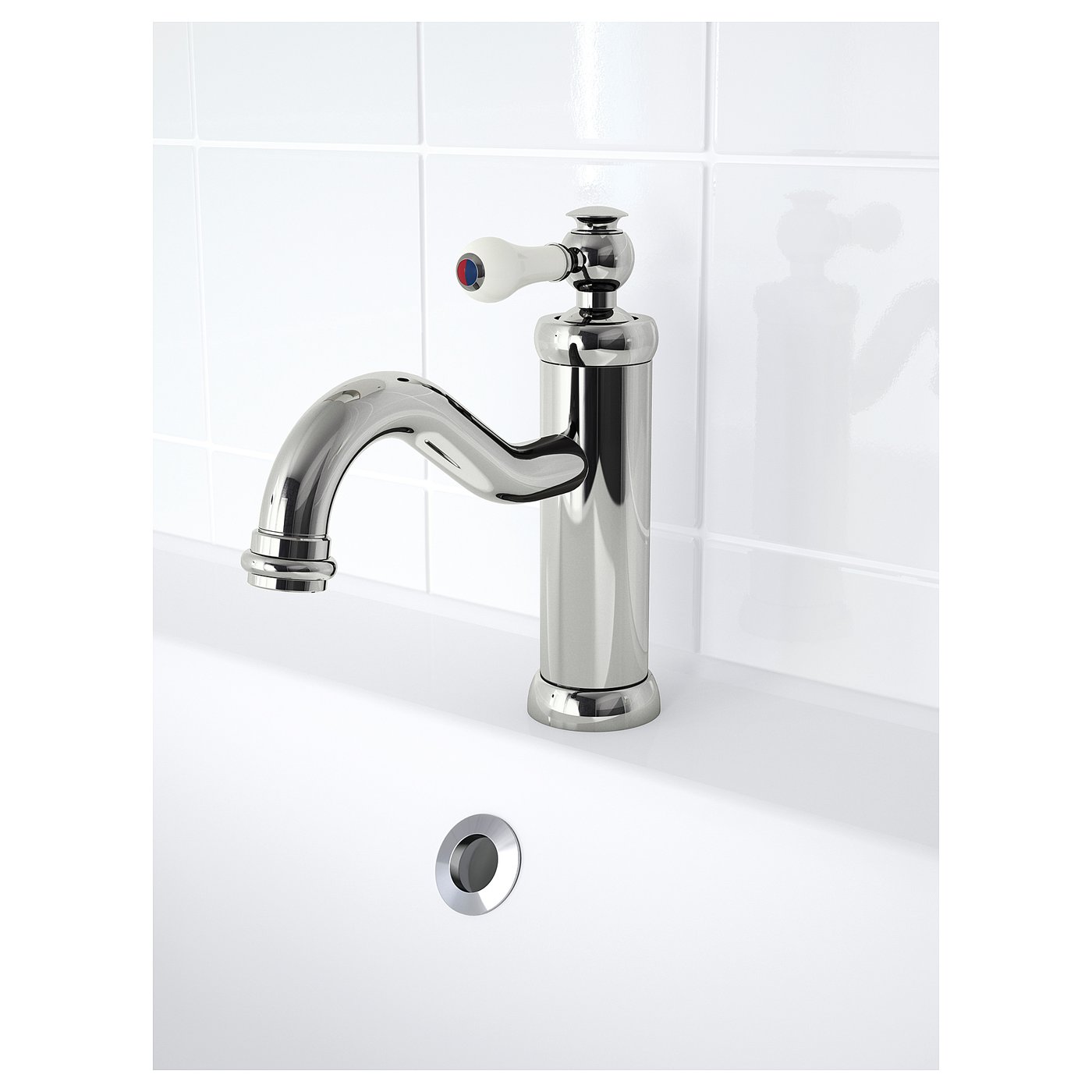 HAMNSKÄR chromeplated, Washbasin mixer tap with strainer IKEA