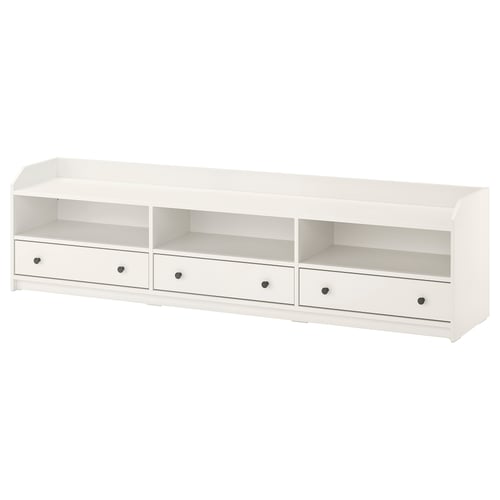 HAUGA TV bench - white 206x46x54 cm