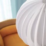 HAVSFJÄDER Pendant lamp shade, white, 42 cm