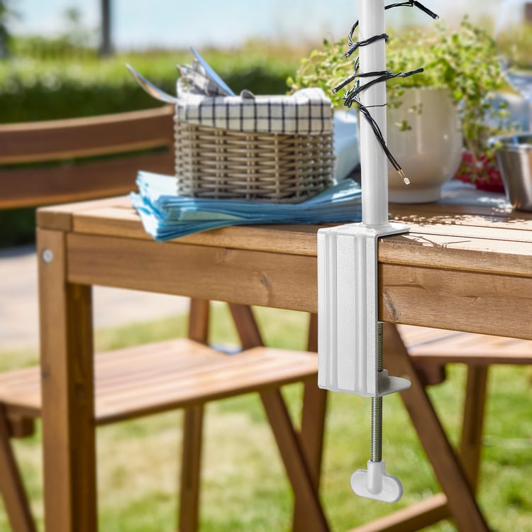 HELGEÖ decorating rod for table, white adjustable/outdoor indoor, 115 ...