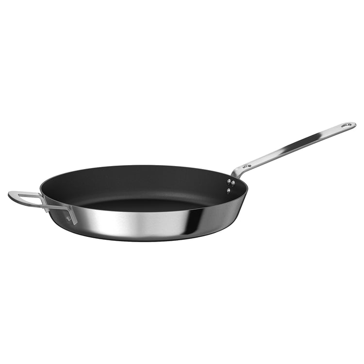 HEMKOMST Frying pan, stainless steel/nonstick coating, 32 cm IKEA