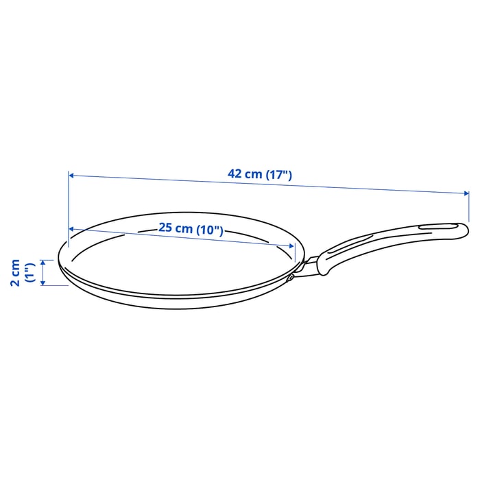 HEMLAGAD crepe/pancake pan, 25 cm IKEA