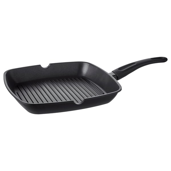 HEMLAGAD grill pan, black, 28x28 cm IKEA