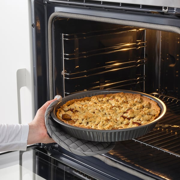 HEMMABAK grey, Pie dish IKEA