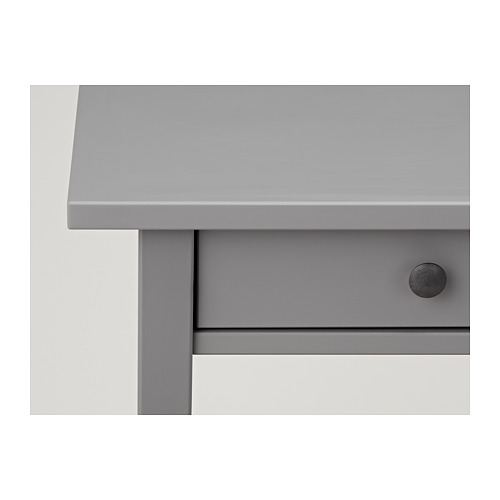 HEMNES Bedside table Grey 46 x 35 cm IKEA