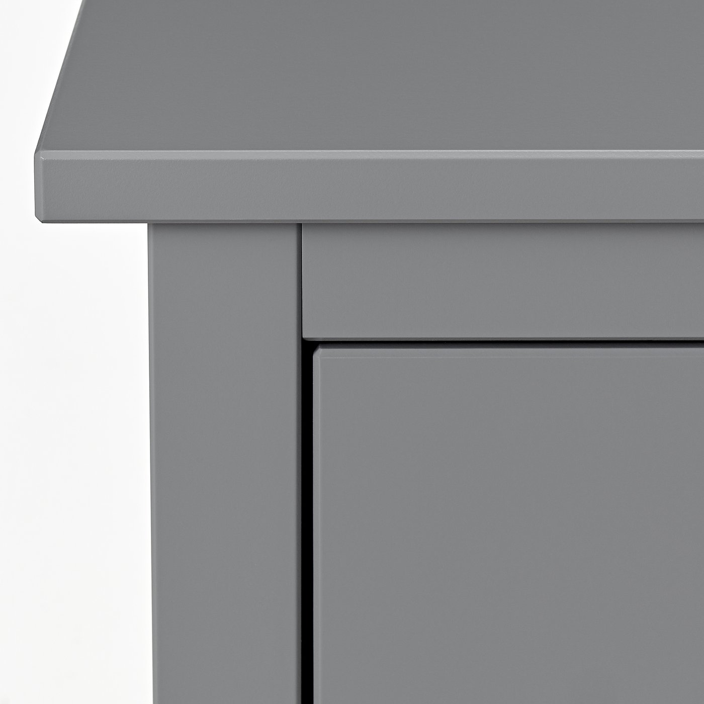 Hemnes Grey Chest Of 2 Drawers 54x66 Cm Ikea