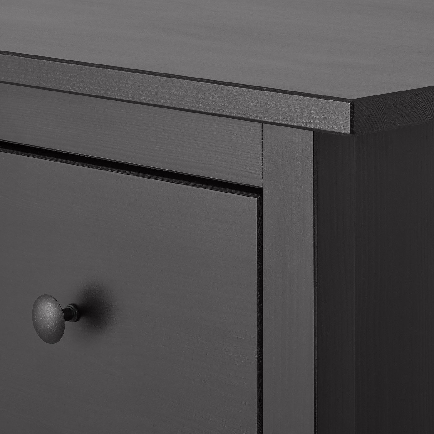 HEMNES blackbrown, Chest of 4 drawers, 88x96 cm IKEA