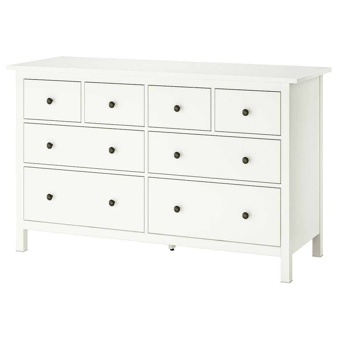HEMNES Chest of 8 drawers, grey stained, 160x96 cm IKEA