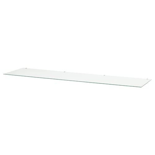 HEMNES glass top, transparent, 159x50 cm IKEA