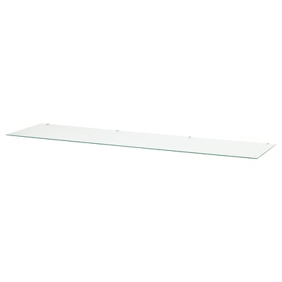 HEMNES Glass top, transparent, 159x50 cm