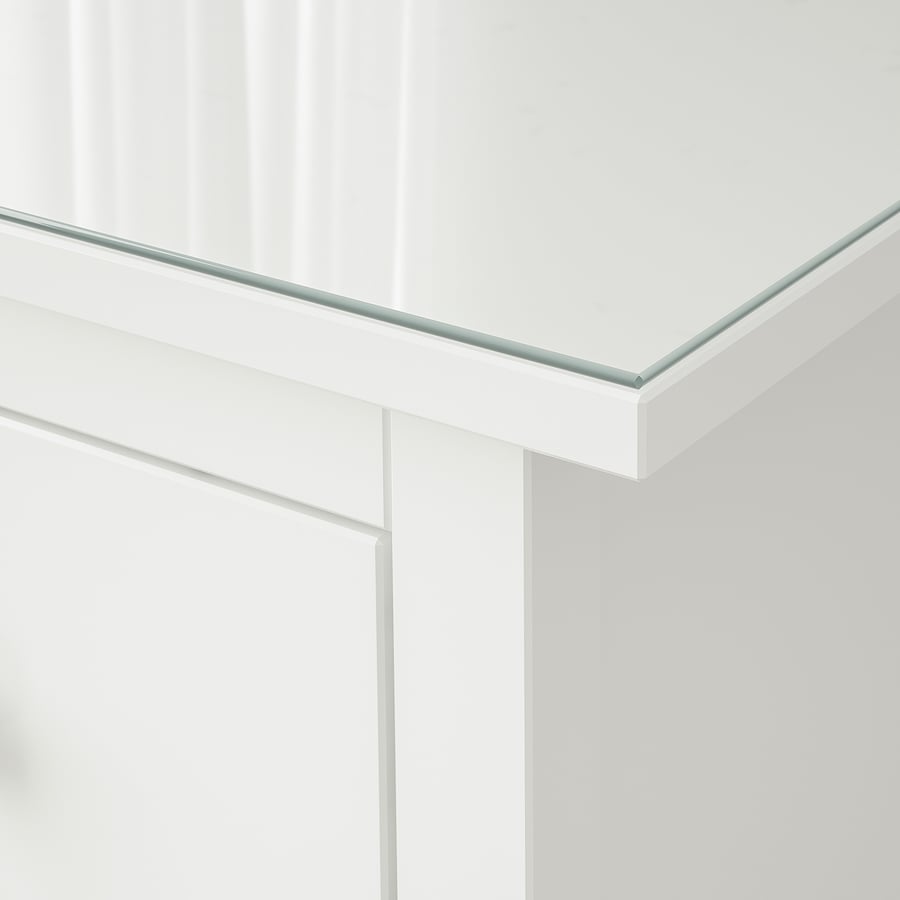 HEMNES transparent, Glass top, 54x38 cm IKEA