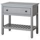 HEMNES Open wash-stand with 1 drawer, grey, 82x48x76 cm