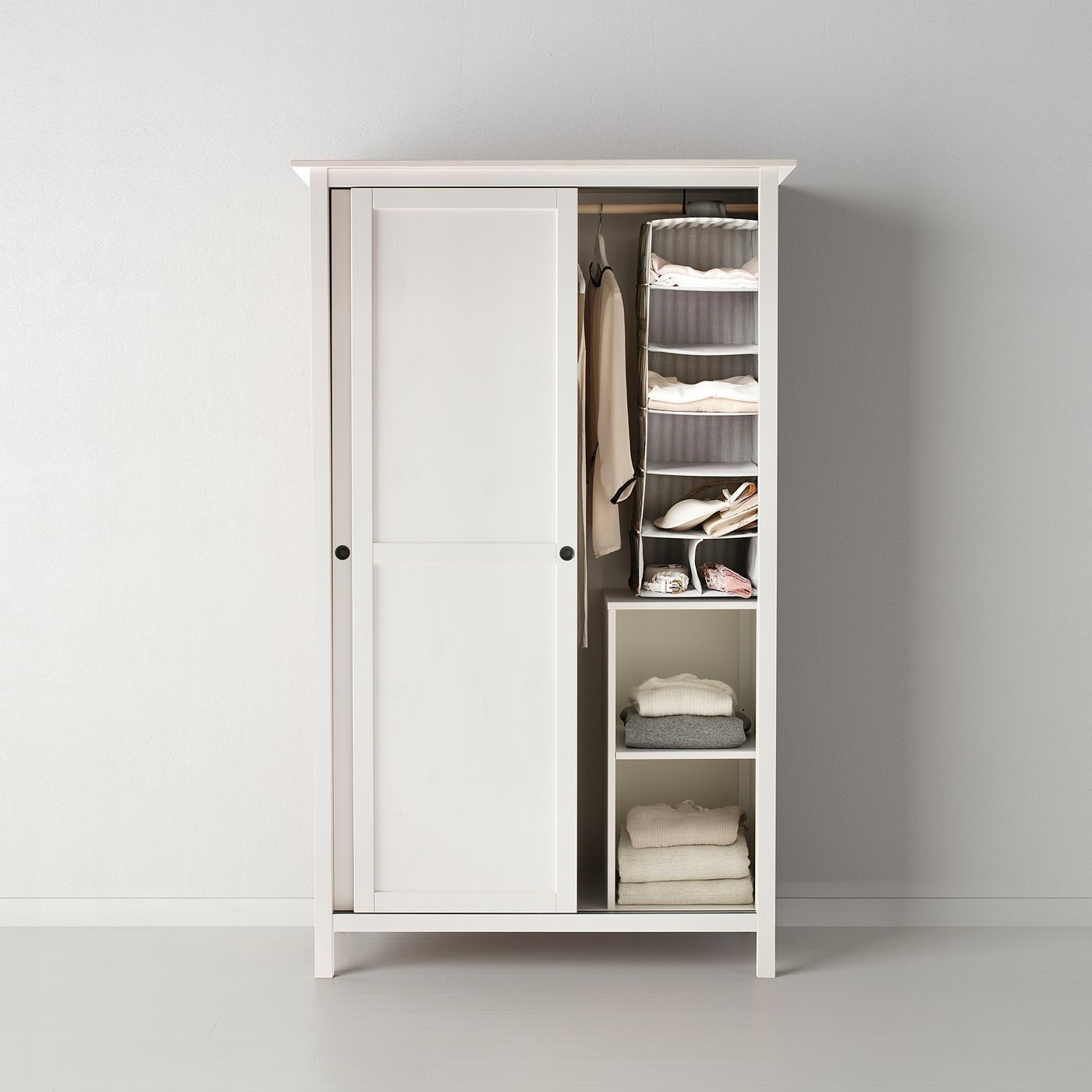 HEMNES White Stain Wardrobe With 2 Sliding Doors 120x197 Cm IKEA HEMNES White Stain Wardrobe With 2 Sliding Doors 120x197 Cm IKEA