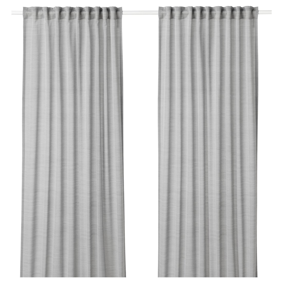 HILJA grey, Curtains, 1 pair, 145x250 cm - IKEA UK