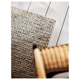 HJORTSVANG Rug, handmade/off-white, 160x230 cm