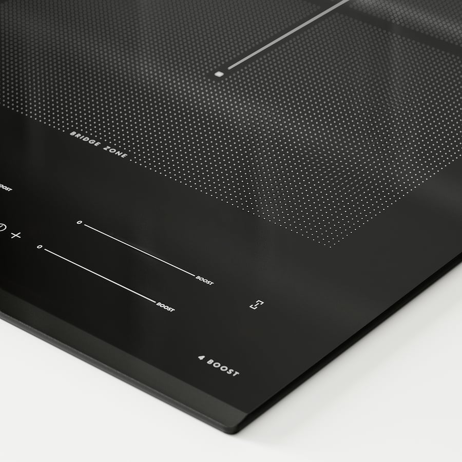 HÖGKLASSIG induction hob, black, 59 cm IKEA