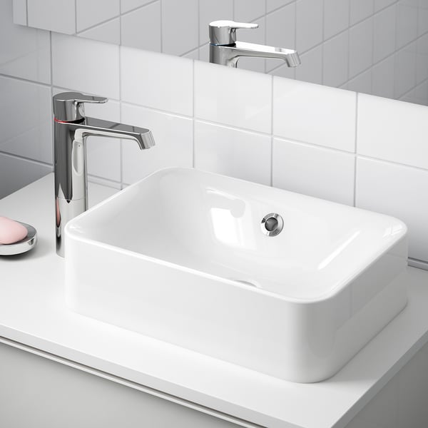 Horvik Countertop Wash Basin White Ikea