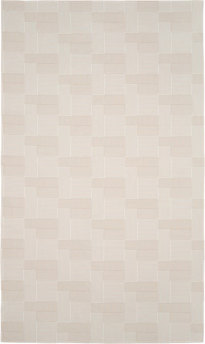 HÖSTAGILLE Tablecloth, beige, 145x240 cm