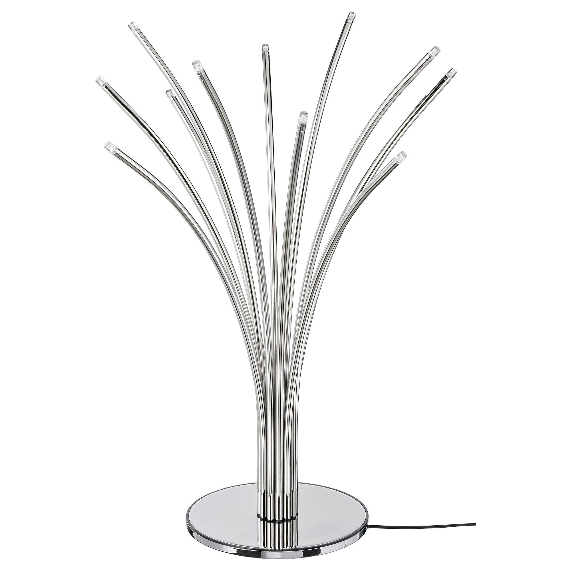 HOVNÄS chromeplated/black chromeplated, Table lamp IKEA