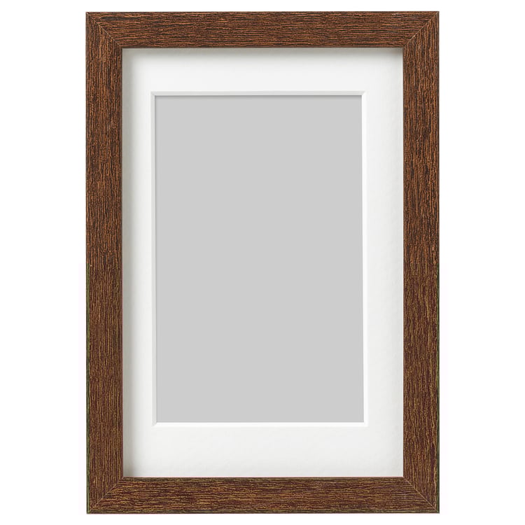 HOVSTA medium brown photo frame, 10x15 cm IKEA