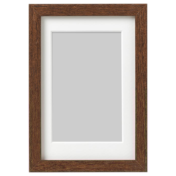 HOVSTA medium brown photo frame, 10x15 cm IKEA
