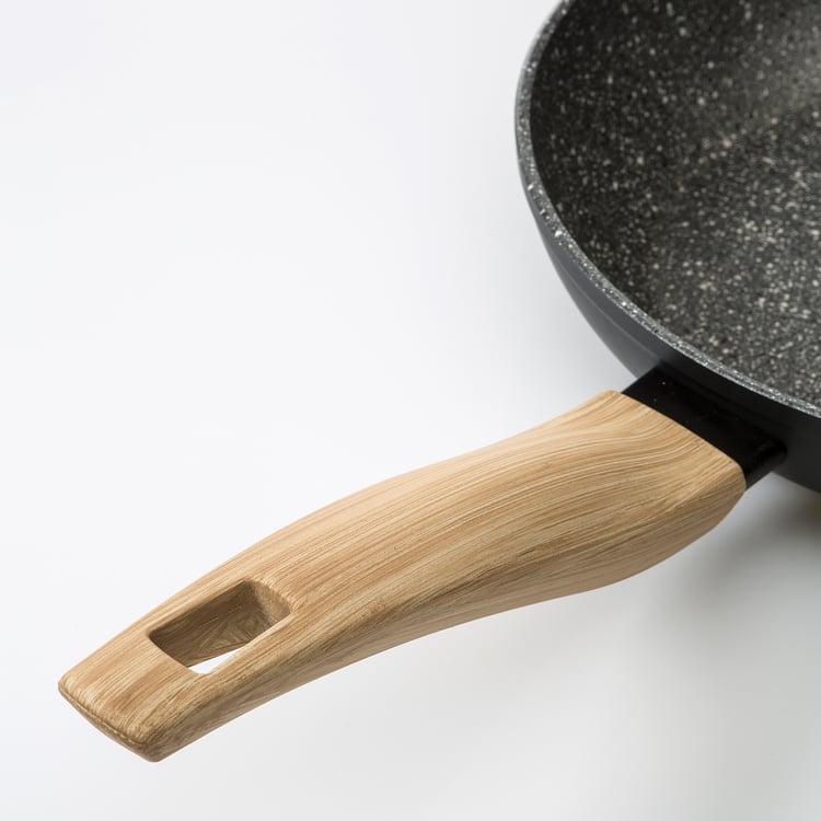 HUSKNUT Frying pan, black, 28 cm IKEA