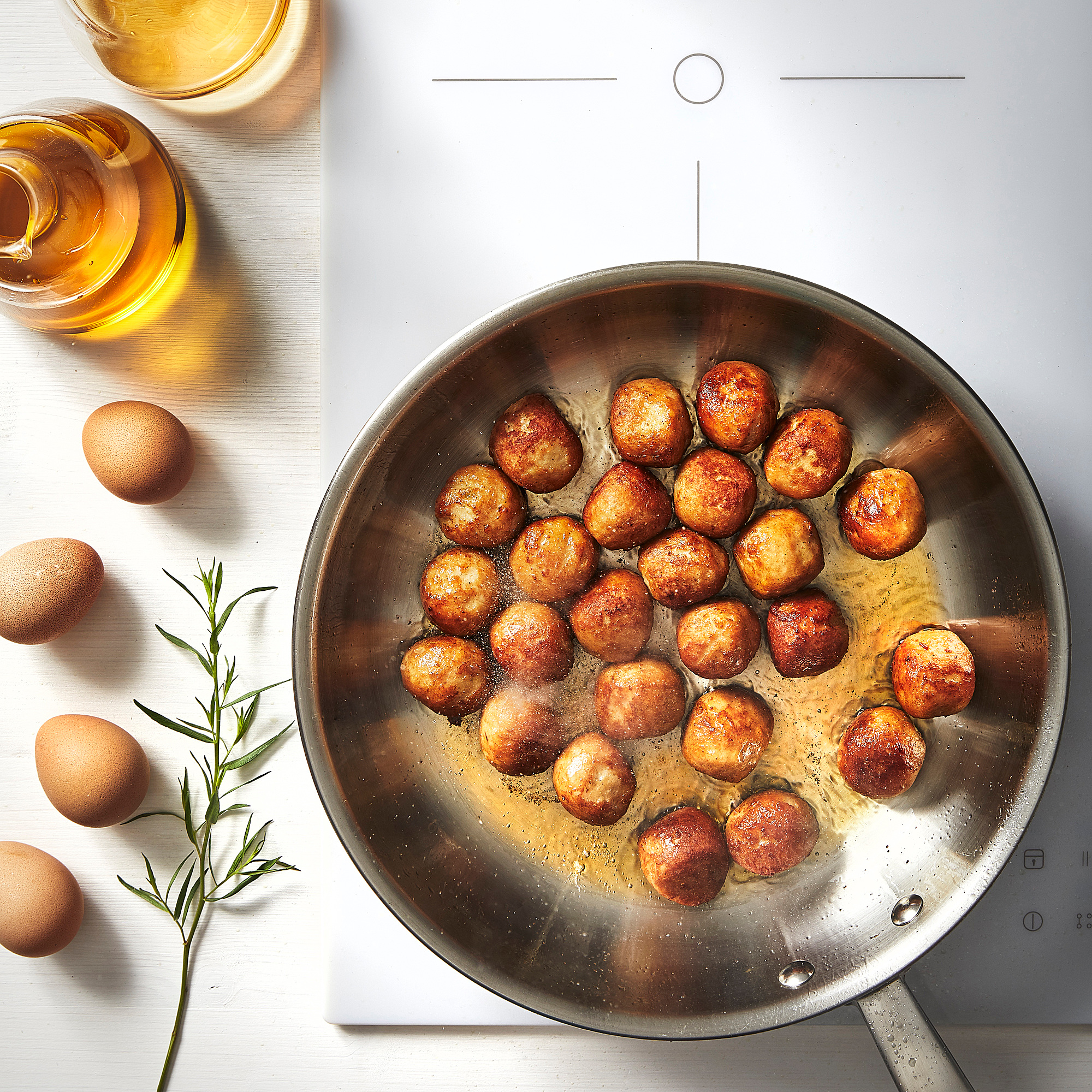 HUVUDROLL Chicken meatballs frozen IKEA