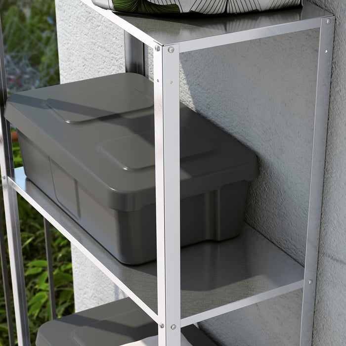 HYLLIS in/outdoor galvanised, Shelving unit IKEA