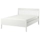 IDANÄS Bed frame, white/Lönset, Standard Double