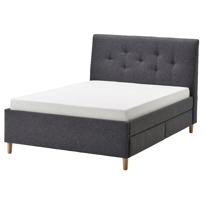 Upholstered Beds Upholstered Bed Frames Fabric Beds IKEA