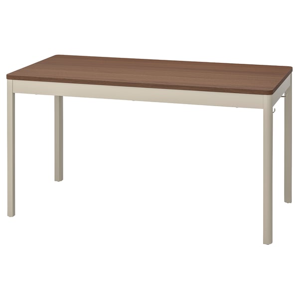 IDÅSEN Table, brown/beige, 140x70x75 cm