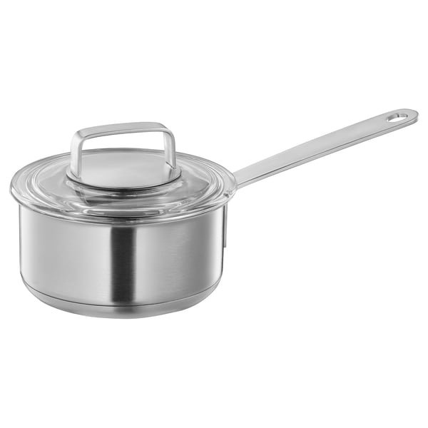 IKEA 365 stainless steel glass Saucepan with lid IKEA 365 stainless steel glass Saucepan with lid