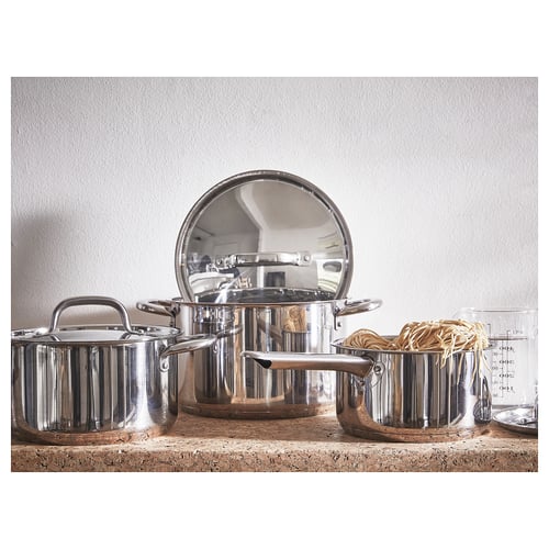 IKEA 365+ cookware set of 6, stainless steel IKEA